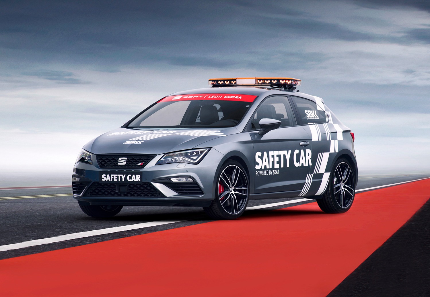 Seat Leon Cupra 300 officiële safety car WK Superbike